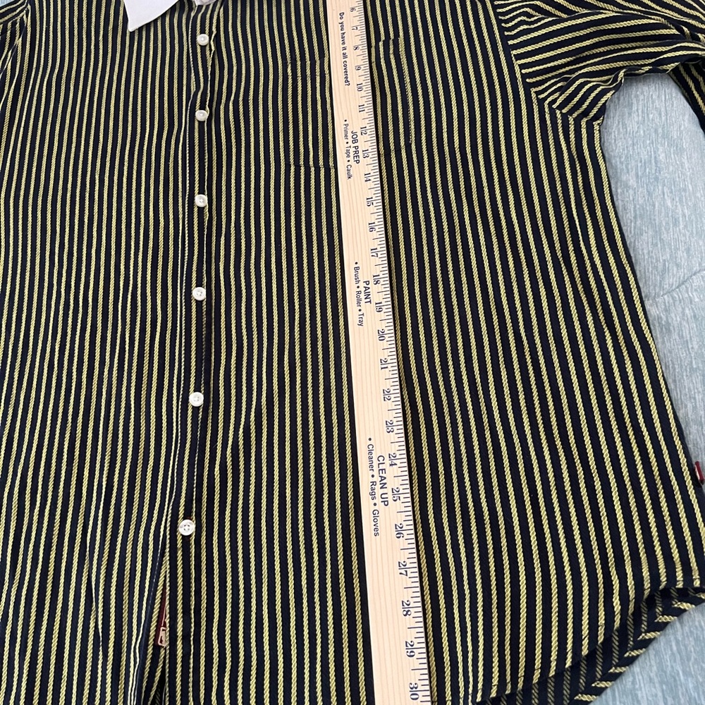 Ron Burgundy Dress Shirt. French Cuffs. 3X - Picture 6 of 8